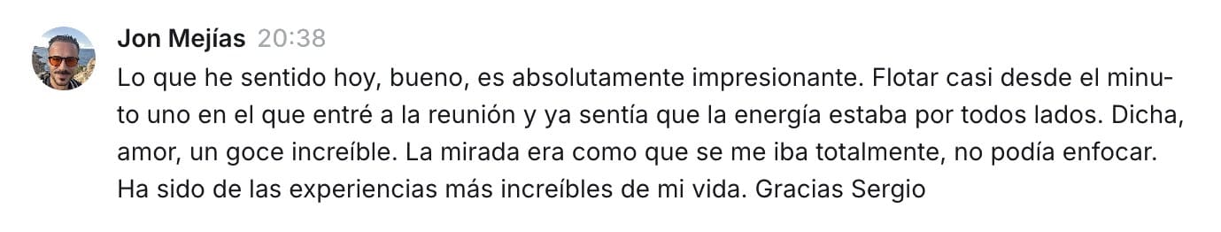 Mensaje de Jon